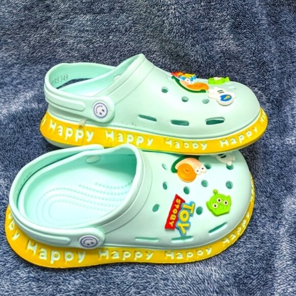 NWT  Cute AQUA BLUE Toy Story Clogs, sizes 2 to 12 years available - Picture 5 of 5
